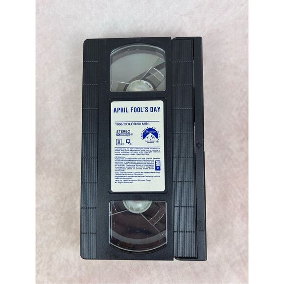 Vintage Horror Movie April Fools Day (VHS, 1988) - Picture 2 of 4